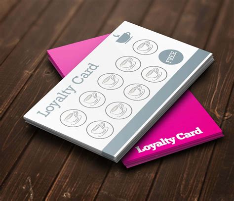 loyalty card design template free